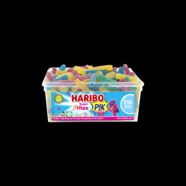 Super frites 210 pièces Haribo  Bonbon piquant