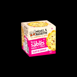 Sablés sucrés gouttes chocolat 40g Michel et Augustin  Sablé