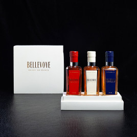 Coffret blanc whisky 3x20cl Bellevoye  Single malt